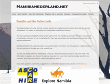 Tablet Screenshot of namibianederland.net